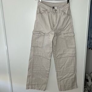 H&M Tan Cargo pants size 0